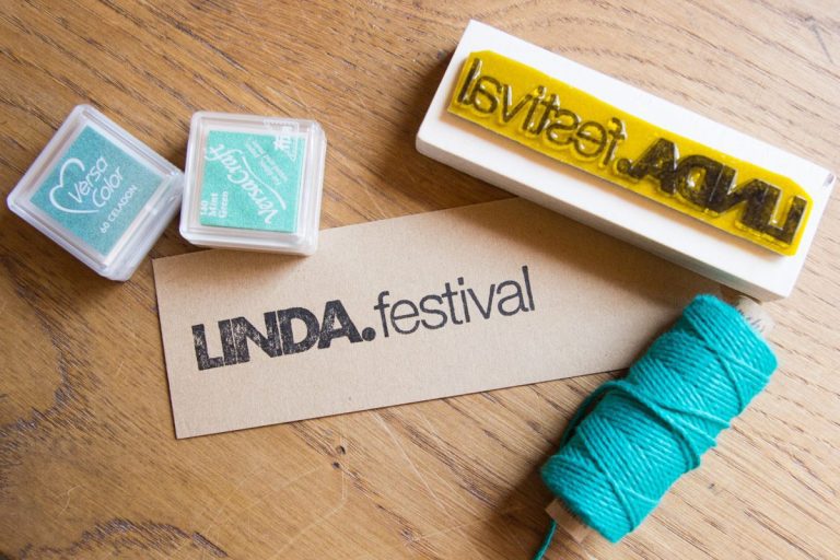 logostempel voor linda festival