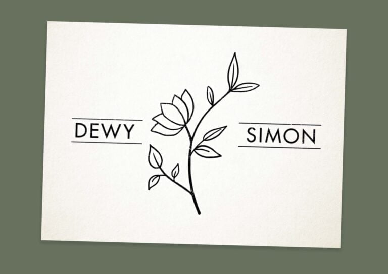 trouwstempel met eigen namen