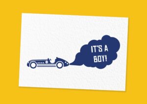 Geboortestempel its a boy