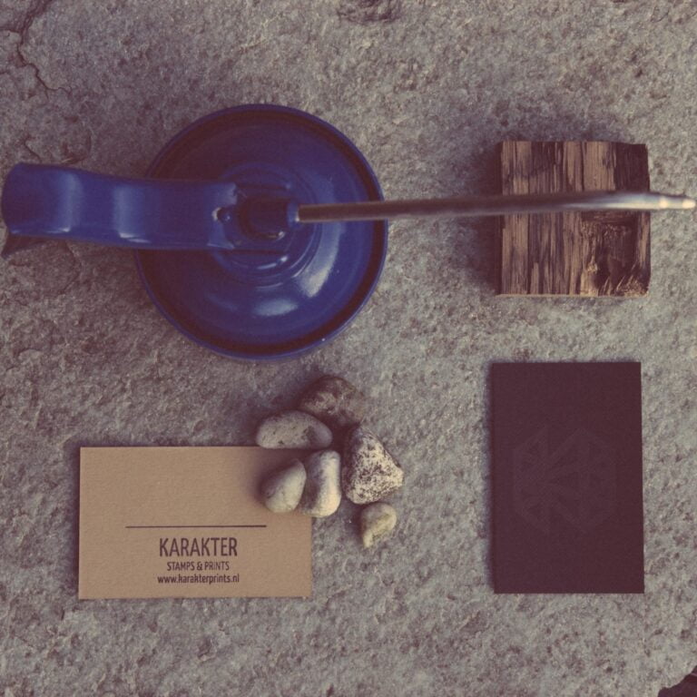 Visitekaartje op Colorplan papier