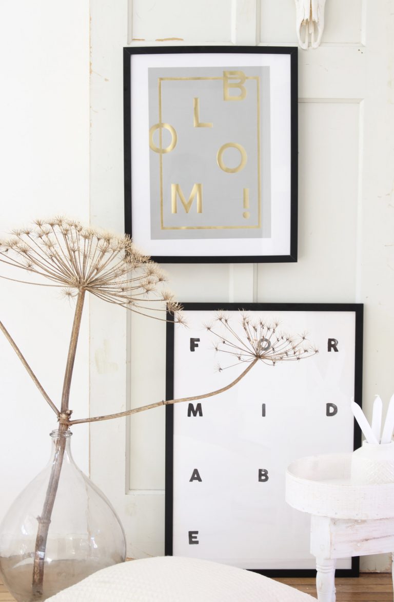 Karakter Prints poster bij Seven Couches