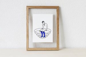 Letterpress print Timo Kuilder Ripple