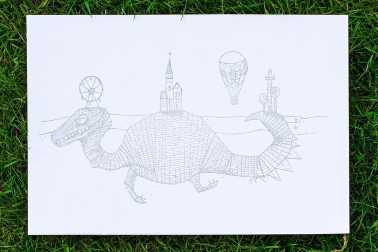 Letterpress print Amber Delahaye Draakdorp