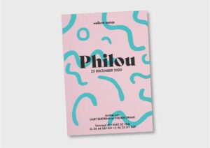 Origineel letterpress geboortekaart