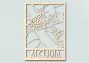 Landkaart hout Alcudia