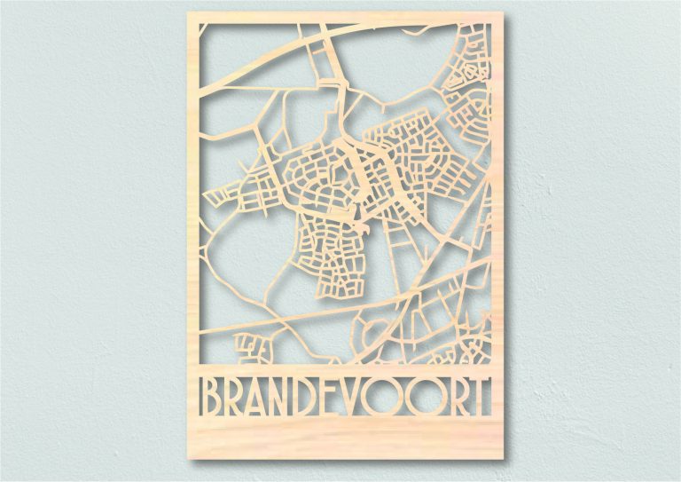 Landkaart hout Brandevoort