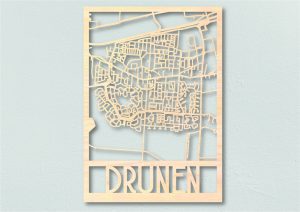 Landkaart hout Drunen