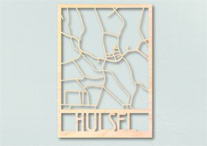 Landkaart hout Hulsel