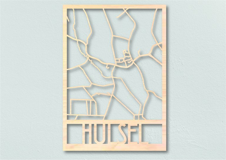 Landkaart hout Hulsel