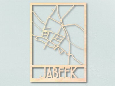 houten plattegrond Jabeek