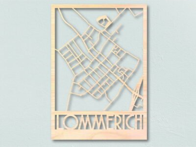 houten plattegrond Lommerich