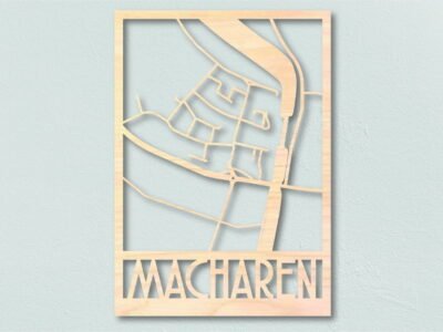 houten plattegrond Macharen
