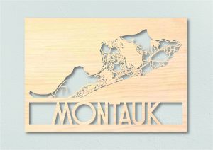 landkaart hout Montauk