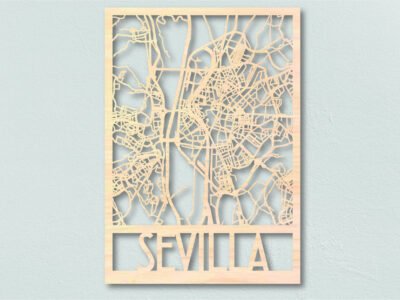 houten plattegrond Sevilla