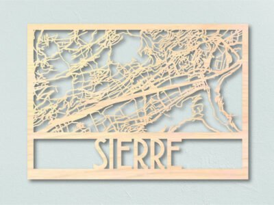 houten plattegrond Sierre