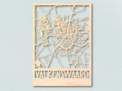 houten plattegrond Valkenswaard