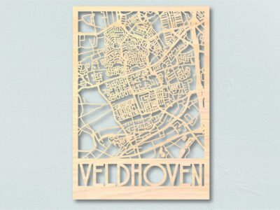 houten plattegrond Veldhoven