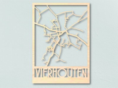 houten plattegrond Vierhouten