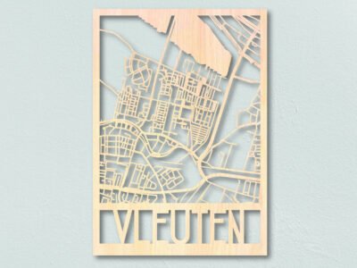 houten plattegrond Vleuten