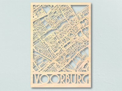 houten plattegrond Voorburg