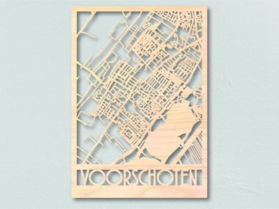 houten plattegrond Voorschoten