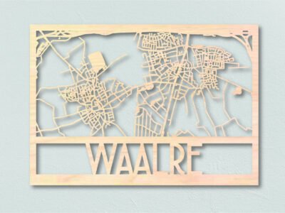 houten plattegrond Waalre