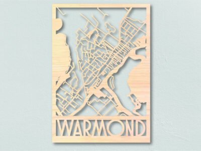 houten plattegrond Warmond