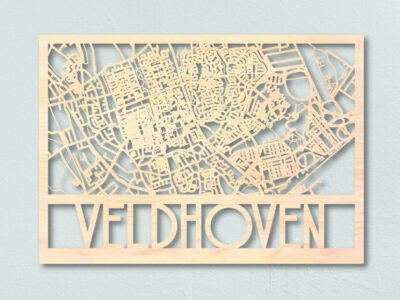 houten plattegrond Veldhoven