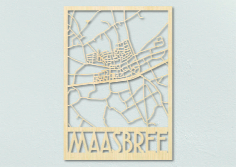 houten plattegrond maasbree