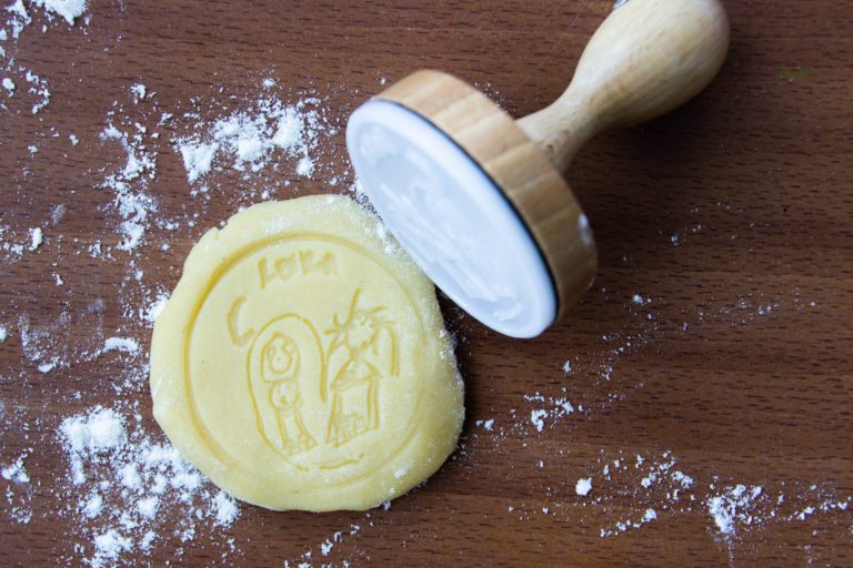 koekstempel met tekening laten maken