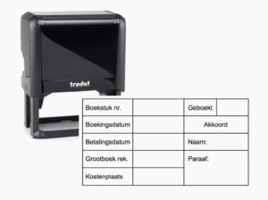 kantoorstempel boekhouding