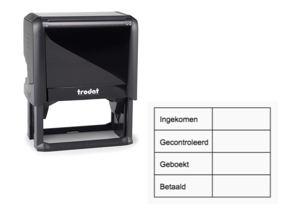 Stempel voor boekingen