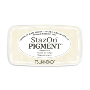 dekkende witte stempelinkt Stazon Snowflake