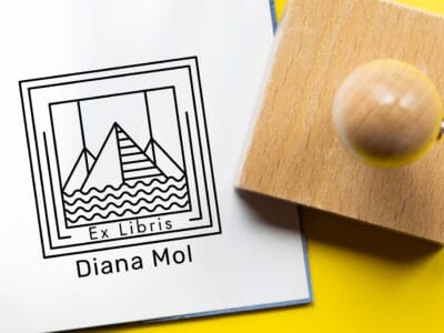 ex libris stempel bergen